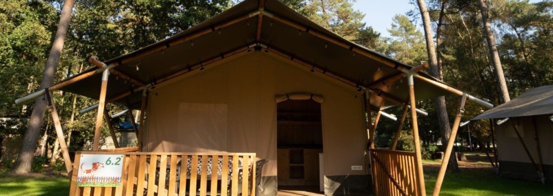 Safaritenten 6 p met sanitair